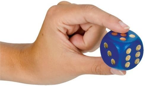 Extra Large Wooden Dice Jumbo Size - Various Colours [Toy] by UWOODTOYS