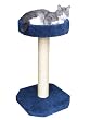 Molly and Friends Premium Handmade One Tier Sisal Scratching Post Furniture with Bed Model Scr/b Beige