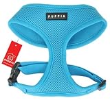 Puppia Soft Dog Harness (Mesh) Blue Medium