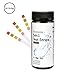 Bosiwee Hot Tub Testing Strips, 50 Count 5 in 1 Spa Test Strips, Water Quality Water Chemistry Test Strip for Swimming Pool Hot Tub, Testing pH Total Hardness Chlorine Bromine and Alkalinity
