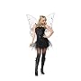 Womens Adult Costumes Scary Haunted House Goth Black Dark Angel Dress Costume Theme Party Outfit Leg Avenue