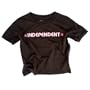 Independent Bar/Cross T Shirt, Brown, 2T