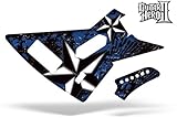 Guitar Hero 2 Faceplate Skin Xbox 360 - (Xplorer Guitar) Blue Nautical Star