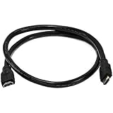 Monoprice Commercial Series Premium 3ft 24AWG CL2 High Speed HDMI Cable Male to Female Extension - Black