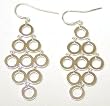 Sterling Silver Hoop Earrings (Rodium Plated)