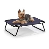 Guardian Gear Metal/Polyester Portable Pet Cot, Medium, Navy