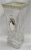 Crystal &Sterling Silver Flower and Bud Vase Magnificent Design