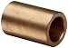 Bunting Bearings CB081608 Cast Bronze C93200 SAE 660 Plain Sleeve Bearings, 1/2 Bore x 1 OD x 1 Length