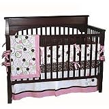 Alli Taylor Circle Time Pink 6 Piece Crib Set