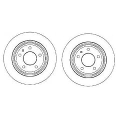 Bremse f�r BMW 5er E34 F�nfer! Bremsscheiben HINTEN