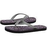 Montana Grizzlies Ladies Purple-Gray Paisley Flip Flops