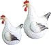 Cadix Sitting White Chicken Large Garden Ornament