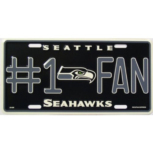 NFL #1 FAN Autokennzeichen Seattle Seahawks