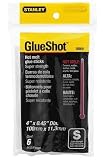 5 Pack Stanley GS500 4" Formula II-Super Strength Glue Sticks - 6 per Package