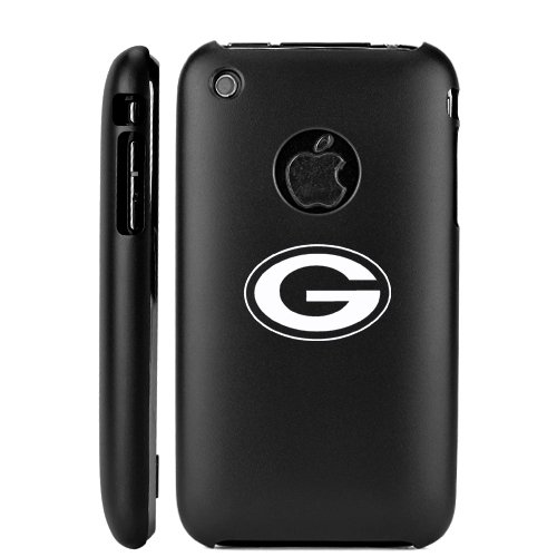 Apple iPhone 3G 3GS Black Aluminum Metal Case Green Bay Packers