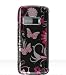 Pink Flower Snap on Hard Skin Cover Case for Lg Voyager Vx10000 + Belt Clip