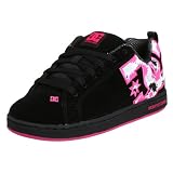 DC Womens Court Graffik SE Sneaker,Carbon/C Pink/White,8 M