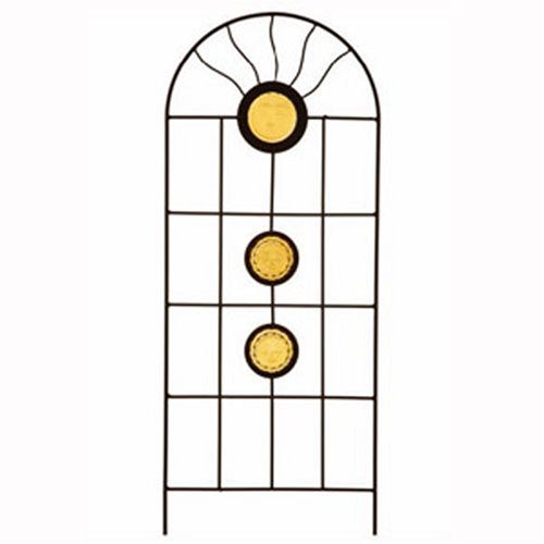Siena Garden 664273 Rankgitter Sunstar orange mit Glasapplikationen Preisvergleich