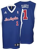 Baron Davis Jersey: adidas Blue Swingman #1 Los Angeles Clippers Jersey - X-Large
