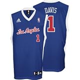 Baron Davis Los Angeles Clippers Blue Replica Adidas NBA Jersey at adidas