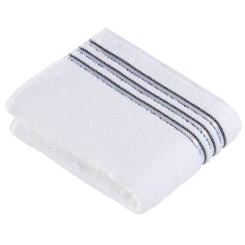 Vossen 1153280030 Cult de Luxe - Badetuch- Gr&ouml;&szlig;e: 100x150 cm - Farbe: wei&szlig;