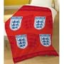 England Fc Multi Crest Fleece Blanket New for 2010!