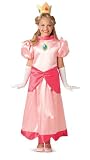 Super Mario Brothers Child's Deluxe Costume, Princess Peach Costume-Medium