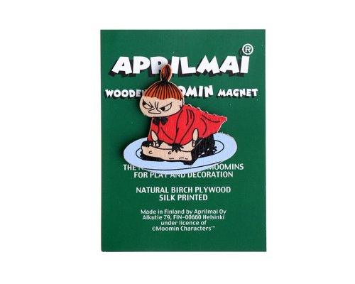 Moomin ムーミン 木製マグネット（M）／ミイとチーズ