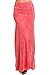 2LUV Women's High Waisted Multicolored Mix Print Maxi Skirt