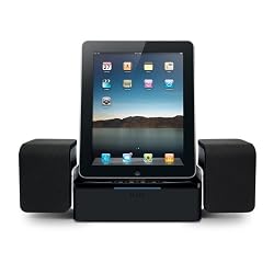 iLuv iMM747 Audio Cube Hi-Fidelity Speaker Dock for the New Apple iPad (3G) / iPad 2 WiFi / 3G Model 16GB, 32GB, 64GB NEWEST Model for Apple iPhone 4 and iPhone 4S and iPod Touch (Black)