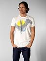 Loomstate Jeans Flash Dance Crew Neck T-Shirt in Natural