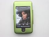 Green Aluminium Hard Case for iPod Touch with BeltClip