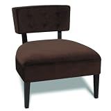 Review Avenue Six  / Avenue Six 250023 Curves Button Back Chair - Chocolate