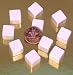 Dice, blank-pack of 10 x 16mm. diameter.00540