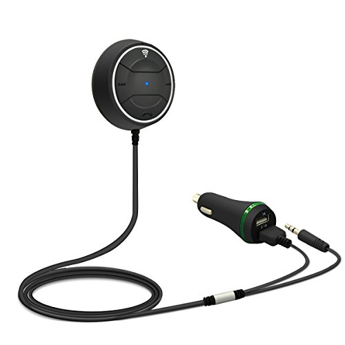 PLAY X STORE NFC-enabled Bluetooth Car Receiver Kit Audio Music Adapter For Car Built in Microphone/Hands-Free Calling