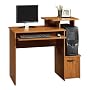 Beginnings Pecan Computer Desk Pecan Finish