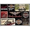 Magnet-Set Harley Davidson Bikes