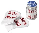 Spoilt Rotten – 50% Mum & 50% Dad Scratch Mittens Christmas Stocking Filler in Funky Jar Gift Wrap