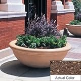 IMAGE OF Wausau Tf4144 Round Planter - Weatherstone Brown 48x18