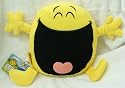Roger Hargreaves Mr Men & Little Miss Filled Cushion - MR HAPPY - NEW!