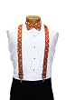 Texas Suspenders - University of Texas Orange Suspenders with Longhorn Logo
