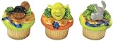 Shrek forever donkey puss in boots cupcake rings toppers
