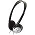 Panasonic On-Ear Headphones RP-HT21 (Black & Silver) Lightweight and Comfortable, Powerful Bass