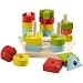 Eichhorn 100002087 - Tablero de madera con 21 formas geom�tricas, 18 x 19 x 10 cm (Simba Dickie)