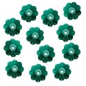 Swarovski Crystal #3700 8mm Flower Margarita Beads Emerald (12)