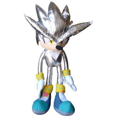 amazon sonic figure action Sonic Silver Sonic Plush Hedgehog: the