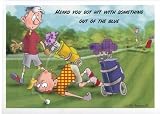CARD-HEARD YOU GOT HIT WITH SOMETHING OUT OF THE BLUE (Get Well Card)