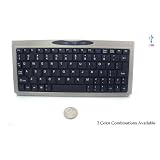 DSI Compact Keyboard with mini keys, USB, Silver Case Black keys , KB-3100