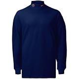 Nike Illinois Fighting Illini Navy Blue Mock Neck Long Sleeve Shirt