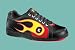 Apparel : Etonic Red/Yellow Flame Mens Bowling Shoes